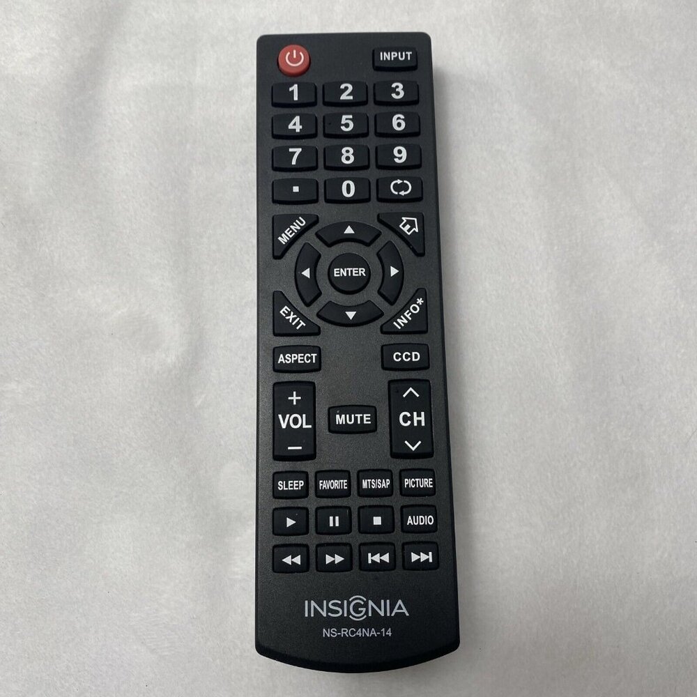 Original Insignia TV Remote Control NS-RC4NA-14 For NS-65D550NA15B NS-46D400NA14